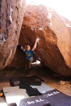 Bouldering in Hueco Tanks on 04/10/2016 with Blue Lizard Climbing and Yoga

Filename: SRM_20160410_1612562.jpg
Aperture: f/4.0
Shutter Speed: 1/250
Body: Canon EOS 20D
Lens: Canon EF 16-35mm f/2.8 L