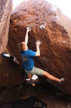 Bouldering in Hueco Tanks on 04/10/2016 with Blue Lizard Climbing and Yoga

Filename: SRM_20160410_1619230.jpg
Aperture: f/4.0
Shutter Speed: 1/250
Body: Canon EOS 20D
Lens: Canon EF 16-35mm f/2.8 L