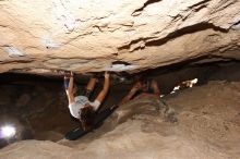 Bouldering in Hueco Tanks on 04/11/2016 with Blue Lizard Climbing and Yoga

Filename: SRM_20160411_1044560.jpg
Aperture: f/8.0
Shutter Speed: 1/250
Body: Canon EOS 20D
Lens: Canon EF 16-35mm f/2.8 L