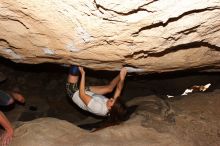 Bouldering in Hueco Tanks on 04/11/2016 with Blue Lizard Climbing and Yoga

Filename: SRM_20160411_1045090.jpg
Aperture: f/8.0
Shutter Speed: 1/250
Body: Canon EOS 20D
Lens: Canon EF 16-35mm f/2.8 L