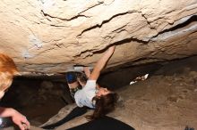 Bouldering in Hueco Tanks on 04/11/2016 with Blue Lizard Climbing and Yoga

Filename: SRM_20160411_1045190.jpg
Aperture: f/8.0
Shutter Speed: 1/250
Body: Canon EOS 20D
Lens: Canon EF 16-35mm f/2.8 L