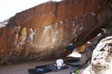 Bouldering in Hueco Tanks on 04/11/2016 with Blue Lizard Climbing and Yoga

Filename: SRM_20160411_1230440.jpg
Aperture: f/8.0
Shutter Speed: 1/250
Body: Canon EOS 20D
Lens: Canon EF 16-35mm f/2.8 L