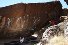 Bouldering in Hueco Tanks on 04/11/2016 with Blue Lizard Climbing and Yoga

Filename: SRM_20160411_1236550.jpg
Aperture: f/8.0
Shutter Speed: 1/250
Body: Canon EOS 20D
Lens: Canon EF 16-35mm f/2.8 L