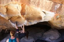 Bouldering in Hueco Tanks on 04/11/2016 with Blue Lizard Climbing and Yoga

Filename: SRM_20160411_1354000.jpg
Aperture: f/5.6
Shutter Speed: 1/250
Body: Canon EOS 20D
Lens: Canon EF 16-35mm f/2.8 L