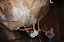 Bouldering in Hueco Tanks on 04/11/2016 with Blue Lizard Climbing and Yoga

Filename: SRM_20160411_1505320.jpg
Aperture: f/8.0
Shutter Speed: 1/250
Body: Canon EOS 20D
Lens: Canon EF 16-35mm f/2.8 L