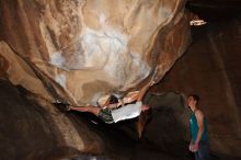 Bouldering in Hueco Tanks on 04/11/2016 with Blue Lizard Climbing and Yoga

Filename: SRM_20160411_1509340.jpg
Aperture: f/8.0
Shutter Speed: 1/250
Body: Canon EOS 20D
Lens: Canon EF 16-35mm f/2.8 L