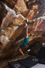 Bouldering in Hueco Tanks on 04/11/2016 with Blue Lizard Climbing and Yoga

Filename: SRM_20160411_1632250.jpg
Aperture: f/4.0
Shutter Speed: 1/250
Body: Canon EOS 20D
Lens: Canon EF 16-35mm f/2.8 L