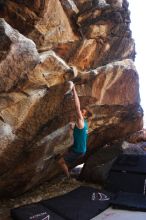 Bouldering in Hueco Tanks on 04/11/2016 with Blue Lizard Climbing and Yoga

Filename: SRM_20160411_1633040.jpg
Aperture: f/3.2
Shutter Speed: 1/400
Body: Canon EOS 20D
Lens: Canon EF 16-35mm f/2.8 L