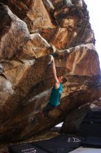 Bouldering in Hueco Tanks on 04/11/2016 with Blue Lizard Climbing and Yoga

Filename: SRM_20160411_1634530.jpg
Aperture: f/3.2
Shutter Speed: 1/400
Body: Canon EOS 20D
Lens: Canon EF 16-35mm f/2.8 L