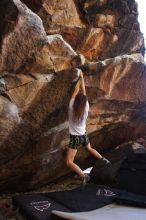 Bouldering in Hueco Tanks on 04/11/2016 with Blue Lizard Climbing and Yoga

Filename: SRM_20160411_1642250.jpg
Aperture: f/3.2
Shutter Speed: 1/400
Body: Canon EOS 20D
Lens: Canon EF 16-35mm f/2.8 L