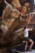 Bouldering in Hueco Tanks on 04/11/2016 with Blue Lizard Climbing and Yoga

Filename: SRM_20160411_1642253.jpg
Aperture: f/3.2
Shutter Speed: 1/400
Body: Canon EOS 20D
Lens: Canon EF 16-35mm f/2.8 L