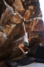 Bouldering in Hueco Tanks on 04/11/2016 with Blue Lizard Climbing and Yoga

Filename: SRM_20160411_1649092.jpg
Aperture: f/3.2
Shutter Speed: 1/400
Body: Canon EOS 20D
Lens: Canon EF 16-35mm f/2.8 L