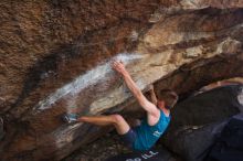 Bouldering in Hueco Tanks on 04/11/2016 with Blue Lizard Climbing and Yoga

Filename: SRM_20160411_1653101.jpg
Aperture: f/3.5
Shutter Speed: 1/320
Body: Canon EOS 20D
Lens: Canon EF 16-35mm f/2.8 L