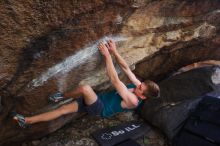 Bouldering in Hueco Tanks on 04/11/2016 with Blue Lizard Climbing and Yoga

Filename: SRM_20160411_1653141.jpg
Aperture: f/3.5
Shutter Speed: 1/320
Body: Canon EOS 20D
Lens: Canon EF 16-35mm f/2.8 L