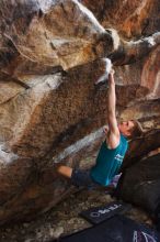 Bouldering in Hueco Tanks on 04/11/2016 with Blue Lizard Climbing and Yoga

Filename: SRM_20160411_1659090.jpg
Aperture: f/3.5
Shutter Speed: 1/320
Body: Canon EOS 20D
Lens: Canon EF 16-35mm f/2.8 L