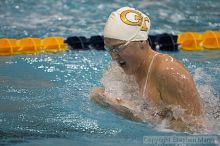 Laura Heiser placed 5th in the women's 100 yd breaststroke against UVA

Filename: crw_3791_std.jpg
Aperture: f/2.8
Shutter Speed: 1/500
Body: Canon EOS DIGITAL REBEL
Lens: Canon EF 80-200mm f/2.8 L