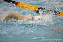 Vesna Stojanovska placed 5th in the women's 500 yd freestyle against UVA

Filename: crw_3758_std.jpg
Aperture: f/2.8
Shutter Speed: 1/500
Body: Canon EOS DIGITAL REBEL
Lens: Canon EF 80-200mm f/2.8 L