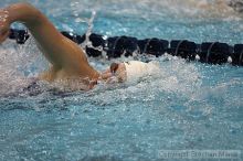 Vesna Stojanovska placed 5th in the women's 500 yd freestyle against UVA

Filename: crw_3768_std.jpg
Aperture: f/2.8
Shutter Speed: 1/500
Body: Canon EOS DIGITAL REBEL
Lens: Canon EF 80-200mm f/2.8 L