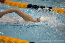 Vesna Stojanovska and team placed 3rd in the 4x200 yd freestyle relay against UVA

Filename: crw_3815_std.jpg
Aperture: f/2.8
Shutter Speed: 1/500
Body: Canon EOS DIGITAL REBEL
Lens: Canon EF 80-200mm f/2.8 L