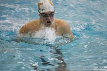 Ryan Bishop placed 3rd in the men's 200 yd medley against UVA

Filename: crw_3715_std.jpg
Aperture: f/2.8
Shutter Speed: 1/500
Body: Canon EOS DIGITAL REBEL
Lens: Canon EF 80-200mm f/2.8 L