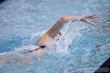 Elizabeth Stowe competed in the 1000m freestyle against FSU, UMD and VT

Filename: crw_2901_std.jpg
Aperture: f/2.8
Shutter Speed: 1/500
Body: Canon EOS DIGITAL REBEL
Lens: Canon EF 80-200mm f/2.8 L