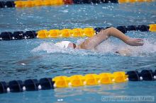 Elizabeth Stowe competed in the 1000m freestyle against FSU, UMD and VT

Filename: crw_2906_std.jpg
Aperture: f/2.8
Shutter Speed: 1/500
Body: Canon EOS DIGITAL REBEL
Lens: Canon EF 80-200mm f/2.8 L