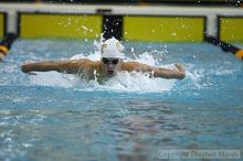 Onur Uras of GT competes in the butterfly against the University of Tennessee.

Filename: crw_2210_std.jpg
Aperture: f/2.8
Shutter Speed: 1/640
Body: Canon EOS DIGITAL REBEL
Lens: Canon EF 80-200mm f/2.8 L