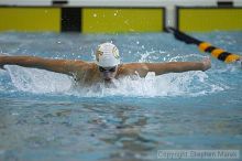 Onur Uras of GT competes in the butterfly against the University of Tennessee.

Filename: crw_2205_std.jpg
Aperture: f/2.8
Shutter Speed: 1/640
Body: Canon EOS DIGITAL REBEL
Lens: Canon EF 80-200mm f/2.8 L