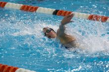 Kelsey Ditto of the Longhorn Aquatic swim team placed 1st in the last heat of the 1650 Freestyle Finals with a time of 16:05.39 at the Speedo American Short Course Championships.

Filename: SRM_20060304_184206_3.jpg
Aperture: f/4.0
Shutter Speed: 1/500
Body: Canon EOS 20D
Lens: Canon EF 80-200mm f/2.8 L