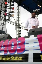 Cee Lo performs on the third day of Music Midtown, 2004.

Filename: IMG_6938.jpg
Aperture: f/5.6
Shutter Speed: 1/320
Body: Canon EOS DIGITAL REBEL
Lens: Canon EF-S 18-55mm f/3.5-5.6