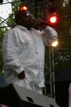 Cee Lo performs on the third day of Music Midtown, 2004.

Filename: IMG_6927.jpg
Aperture: f/8.0
Shutter Speed: 1/320
Body: Canon EOS DIGITAL REBEL
Lens: Canon EF 80-200mm f/2.8 L