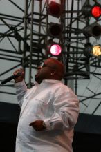 Cee Lo performs on the third day of Music Midtown, 2004.

Filename: IMG_6960.jpg
Aperture: f/6.3
Shutter Speed: 1/320
Body: Canon EOS DIGITAL REBEL
Lens: Canon EF 80-200mm f/2.8 L