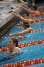 Ian Crocker of the Longhorn Aquatic swim team, ex-member of the University of Texas Men's Varsity Swim Team, placed 1st in the last heat of the 100 Freestyle Finals with a time of 41.83 at the Speedo American Short Course Championships.

Filename: SRM_20060304_182750_5.jpg
Aperture: f/2.8
Shutter Speed: 1/400
Body: Canon EOS 20D
Lens: Canon EF 80-200mm f/2.8 L