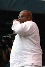 Cee Lo performs on the third day of Music Midtown, 2004.

Filename: IMG_6943.jpg
Aperture: f/4.0
Shutter Speed: 1/320
Body: Canon EOS DIGITAL REBEL
Lens: Canon EF 80-200mm f/2.8 L