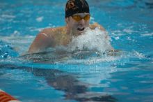 Matthew Lowe of the University of Texas Men's Varsity Swim Team placed 4th in the last heat of the 200 IM Prelims with a time of 1:50.11 at the Speedo American Short Course Championships.

Filename: SRM_20060304_105252_1.jpg
Aperture: f/2.8
Shutter Speed: 1/320
Body: Canon EOS 20D
Lens: Canon EF 80-200mm f/2.8 L
