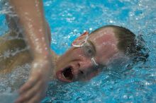 Blake Copple of the University of Texas Men's Varsity Swim Team placed 2nd in the 3rd heat of the 1650 Freestyle Prelims with a time of 15:57.48 at the Speedo American Short Course Championships.

Filename: SRM_20060304_114316_8.jpg
Aperture: f/2.8
Shutter Speed: 1/1000
Body: Canon EOS 20D
Lens: Canon EF 80-200mm f/2.8 L