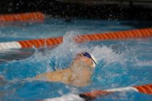 Garrett Weber Gale (Black Goggles) and Chris Seitz (Blue goggles) of the University of Texas Men's Varsity Swim Team placed 7th and 8th in the 6th heat of the 200 Backstroke Prelims with a time of 1:45.69 and 1:46.00 at the Speedo American Short Course Championships.

Filename: SRM_20060304_181420_0.jpg
Aperture: f/3.5
Shutter Speed: 1/640
Body: Canon EOS 20D
Lens: Canon EF 80-200mm f/2.8 L