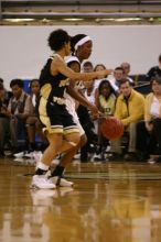The Georgia Tech women's basketball team played Wake Forest.

Filename: IMG_1034.jpg
Aperture: f/2.8
Shutter Speed: 1/320
Body: Canon EOS DIGITAL REBEL
Lens: Canon EF 80-200mm f/2.8 L