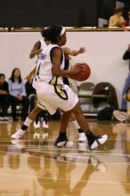 The Georgia Tech women's basketball team played Wake Forest.

Filename: IMG_1018.jpg
Aperture: f/2.8
Shutter Speed: 1/320
Body: Canon EOS DIGITAL REBEL
Lens: Canon EF 80-200mm f/2.8 L