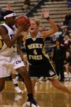 The Georgia Tech women's basketball team played Wake Forest.

Filename: IMG_1049.jpg
Aperture: f/2.8
Shutter Speed: 1/320
Body: Canon EOS DIGITAL REBEL
Lens: Canon EF 80-200mm f/2.8 L