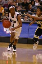 The Georgia Tech women's basketball team played Wake Forest.

Filename: IMG_1027.jpg
Aperture: f/2.8
Shutter Speed: 1/320
Body: Canon EOS DIGITAL REBEL
Lens: Canon EF 80-200mm f/2.8 L