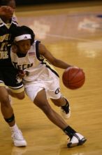 The Georgia Tech women's basketball team played Wake Forest.

Filename: IMG_1173.jpg
Aperture: f/2.8
Shutter Speed: 1/320
Body: Canon EOS DIGITAL REBEL
Lens: Canon EF 80-200mm f/2.8 L