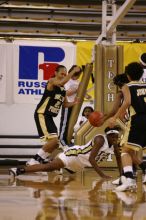 The Georgia Tech women's basketball team played Wake Forest.

Filename: IMG_1044.jpg
Aperture: f/2.8
Shutter Speed: 1/320
Body: Canon EOS DIGITAL REBEL
Lens: Canon EF 80-200mm f/2.8 L