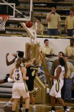 The Georgia Tech women's basketball team played Wake Forest.

Filename: IMG_1146.jpg
Aperture: f/2.8
Shutter Speed: 1/320
Body: Canon EOS DIGITAL REBEL
Lens: Canon EF 80-200mm f/2.8 L