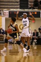 The Georgia Tech women's basketball team played Wake Forest.

Filename: IMG_1041.jpg
Aperture: f/2.8
Shutter Speed: 1/320
Body: Canon EOS DIGITAL REBEL
Lens: Canon EF 80-200mm f/2.8 L