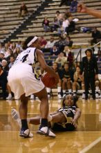 The Georgia Tech women's basketball team played Wake Forest.

Filename: IMG_1082.jpg
Aperture: f/2.8
Shutter Speed: 1/250
Body: Canon EOS DIGITAL REBEL
Lens: Canon EF 80-200mm f/2.8 L