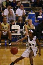 The Georgia Tech women's basketball team played Wake Forest.

Filename: IMG_1136.jpg
Aperture: f/2.8
Shutter Speed: 1/320
Body: Canon EOS DIGITAL REBEL
Lens: Canon EF 80-200mm f/2.8 L