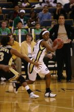 The Georgia Tech women's basketball team played Wake Forest.

Filename: IMG_1138.jpg
Aperture: f/2.8
Shutter Speed: 1/320
Body: Canon EOS DIGITAL REBEL
Lens: Canon EF 80-200mm f/2.8 L