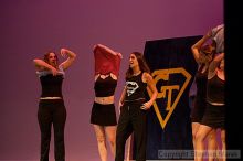 Chi Omega Tau participated in the Mock Rock competition at the Ferst Center.

Filename: crw_1546_std.jpg
Aperture: f/2.8
Shutter Speed: 1/160
Body: Canon EOS DIGITAL REBEL
Lens: Canon EF 80-200mm f/2.8 L