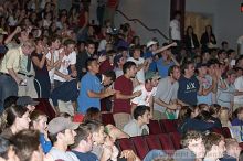 Dance contest in between acts at the Mock Rock competition at the Ferst Center.

Filename: crw_1687_std.jpg
Aperture: f/2.8
Shutter Speed: 1/160
Body: Canon EOS DIGITAL REBEL
Lens: Canon EF 80-200mm f/2.8 L